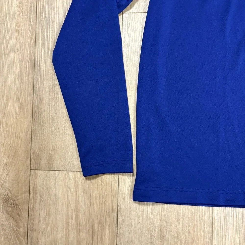 Nike Golf Tour Performance Quarter Zip Mens M Blue Long‎ Sleeve Dri Fit Layer
